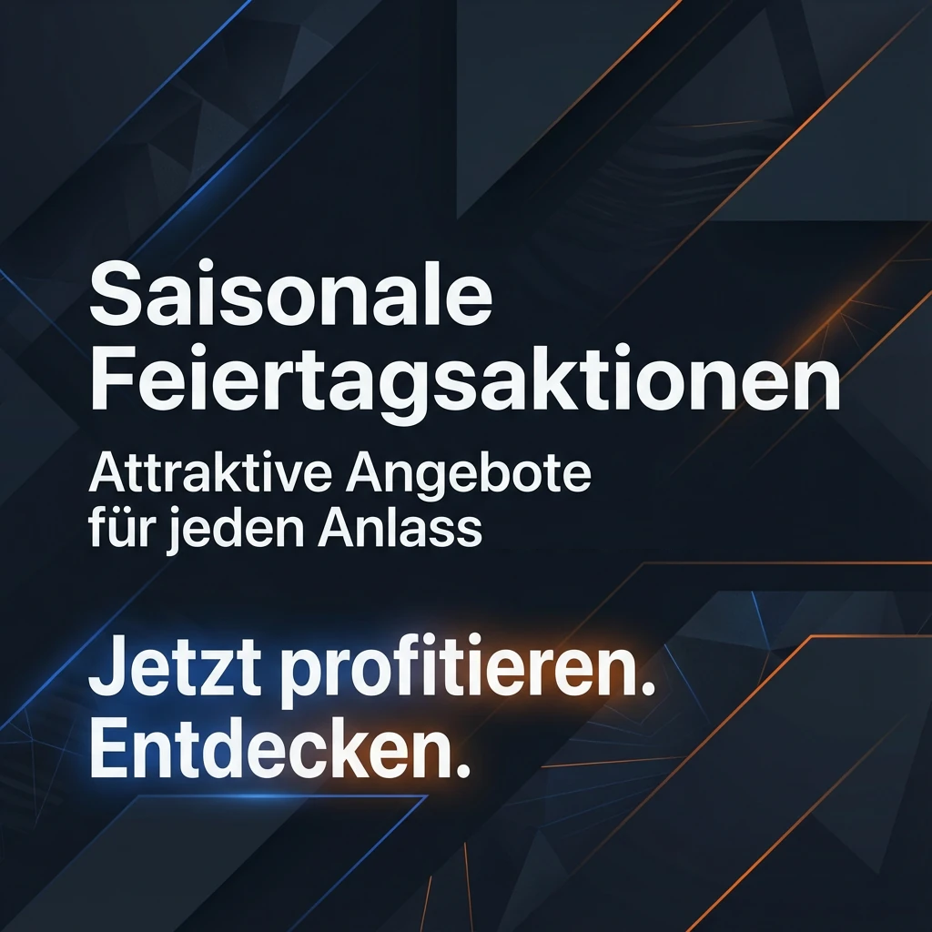 Saisonale Feiertagsaktionen